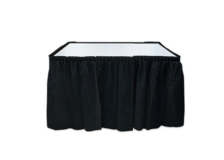 (TVS) F-26 Table Rental - Draped 4' x 30"
