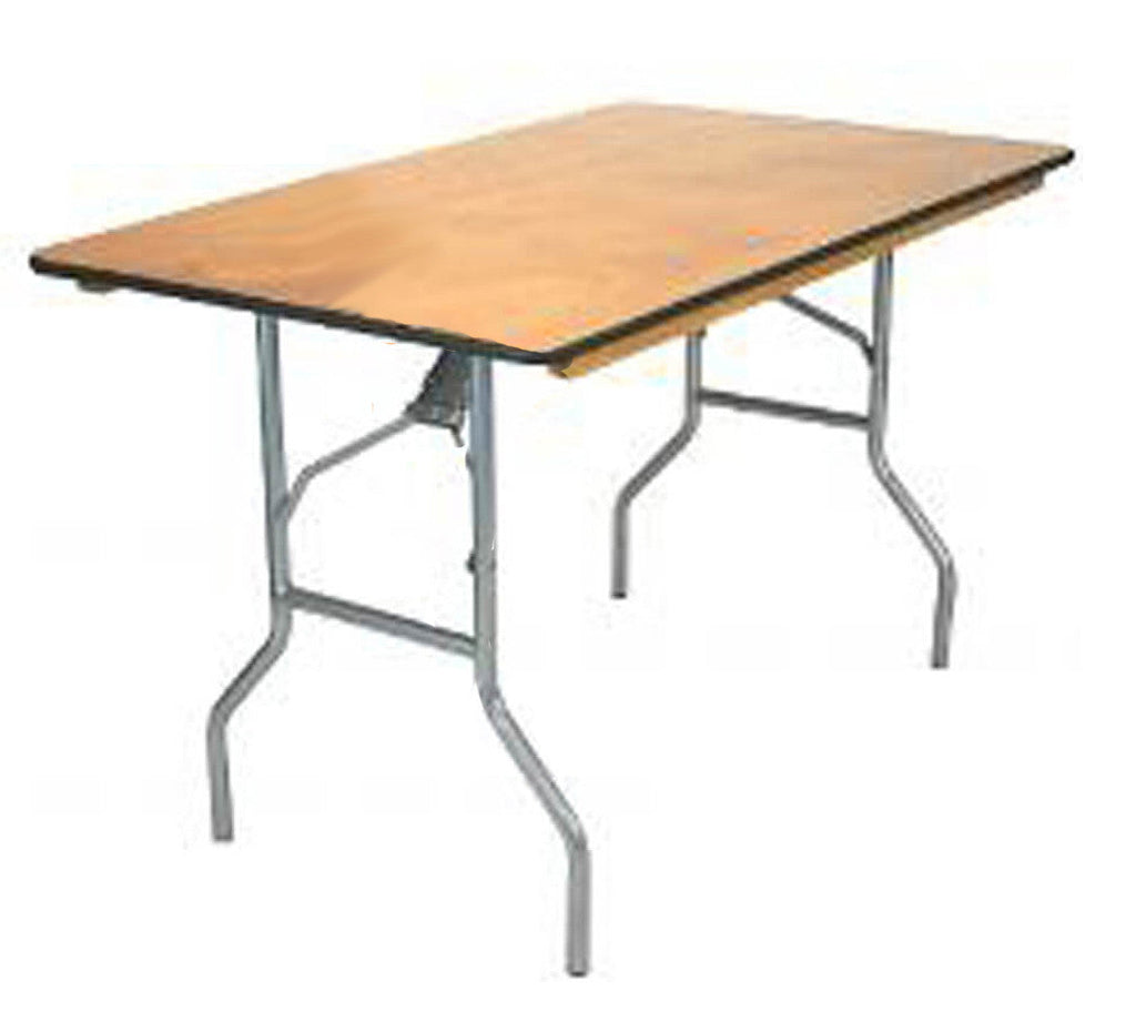 (TVS) F-26 Table Rental - Undraped 4' x 30"